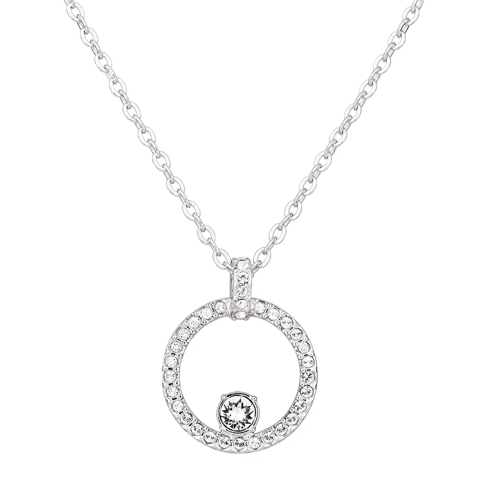 Swarovski 施華洛世奇 水晶項鍊+耳環組 含盒 歷史價格詳細信息