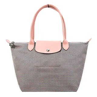 LONGCHAMP LE PLIAGE COLLECTION系列千鳥格紋帆布電腦後背包(海軍藍x白蘭地酒) 歷史價格詳細信息