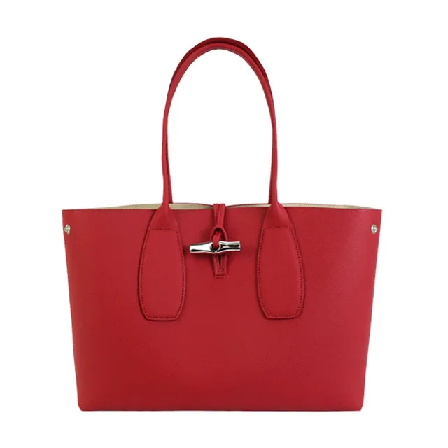 LONGCHAMP ROSEAU卵石紋牛皮翻蓋長夾(紅) 歷史價格詳細信息