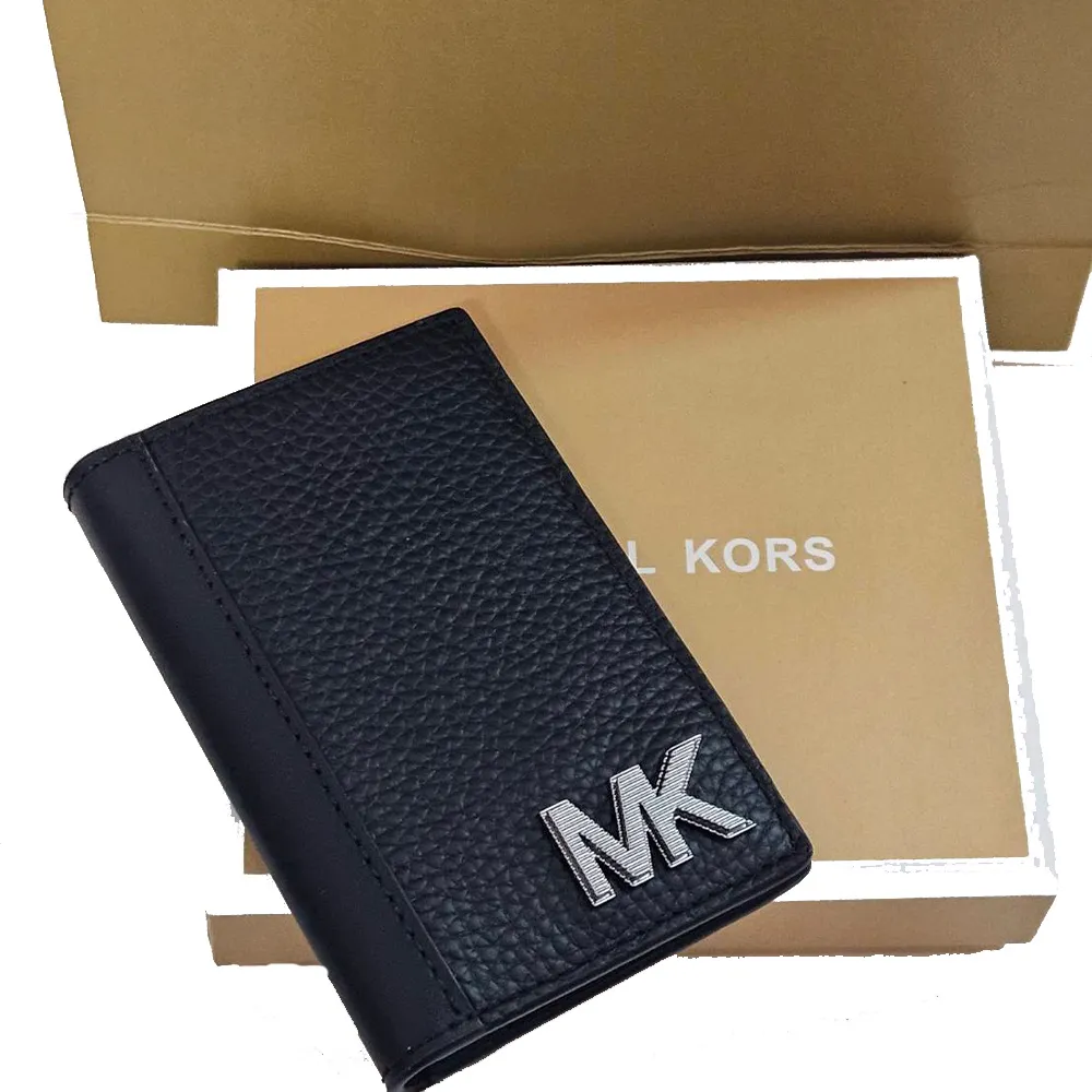 【Michael Kors】新款 Card Holder 信用卡夾+鈔票夾禮盒 名片夾 卡片夾 黑色 歷史價格詳細信息