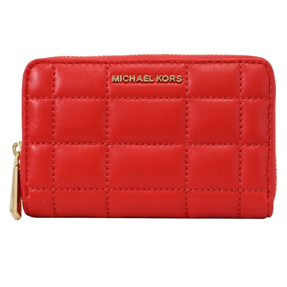 MICHAEL KORS JET SET 質感車線拉鍊卡片零錢包.玫瑰粉 歷史價格詳細信息