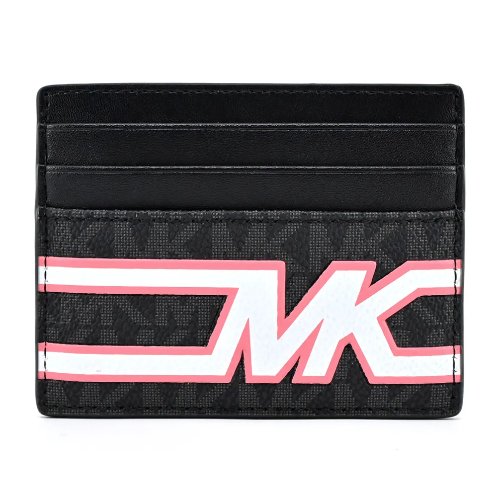MICHAEL KORS COOPER滿版PVC風琴卡片收納包-黑 歷史價格詳細信息