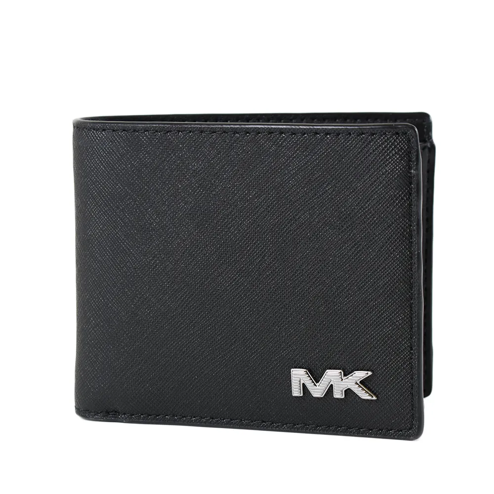 MICHAEL KORS 男款 金屬MK水波紋拉鍊長夾-黑色 歷史價格詳細信息