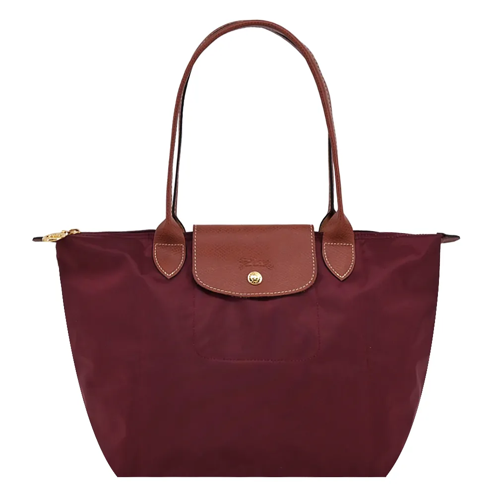 LONGCHAMP 折疊中型長把肩背包(桃紅)【美麗購】 歷史價格詳細信息