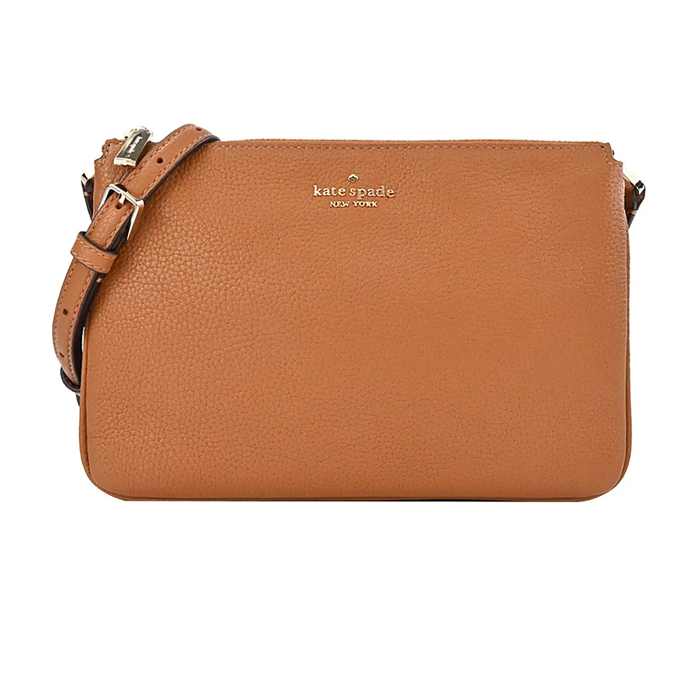 Kate Spade荔枝紋壓印LOGO拉鍊長夾-黑 歷史價格詳細信息