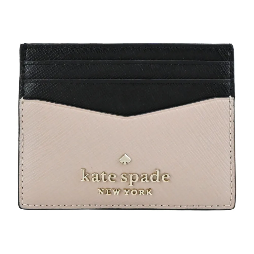 Kate Spade防刮愛心鉚釘六卡名片夾-粉 歷史價格詳細信息