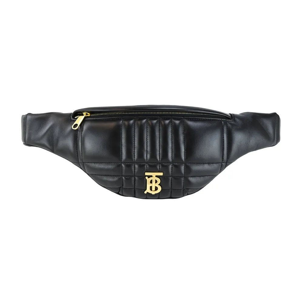 BURBERRY Lola 金字縫線小羊皮翻蓋三折短夾(楓葉棕) 80623761 歷史價格詳細信息