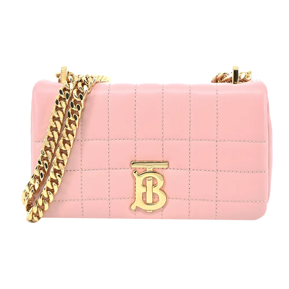 BURBERRY  Lola TB金字LOGO 絎縫羔羊皮WOC斜背包(薄荷色) 歷史價格詳細信息