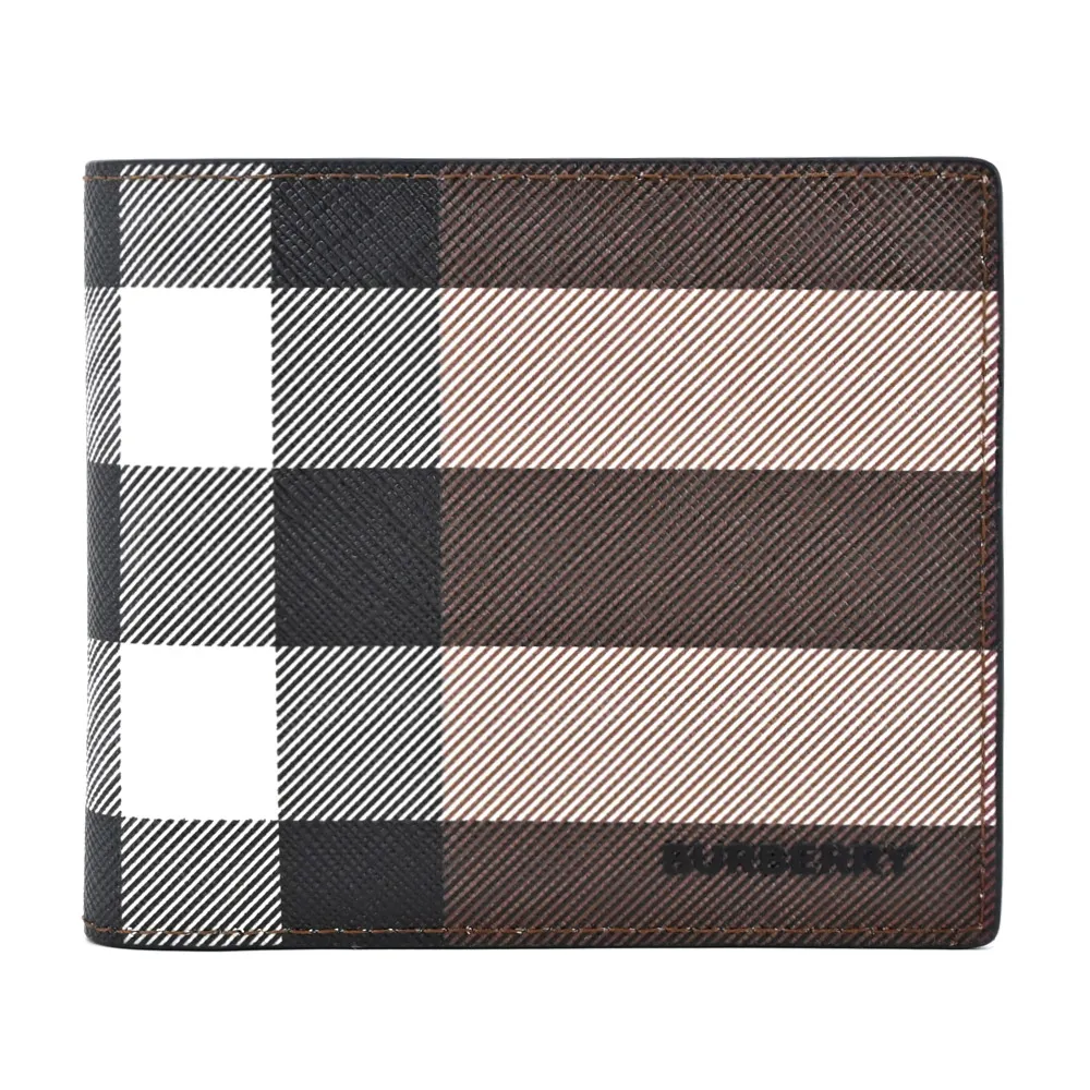 BURBERRY 經典格紋帆布可拆式鏈帶卡片斜背包（卡其） 歷史價格詳細信息