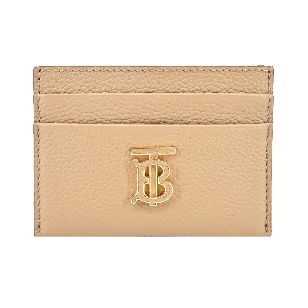 BURBERRY TB金屬LOGO素面荔枝紋皮革對折長夾 (贈原廠紙盒紙袋防塵袋) 歷史價格詳細信息