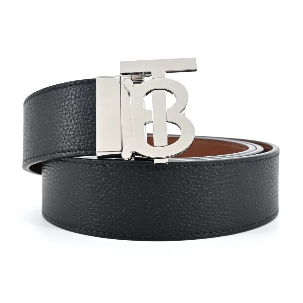 BURBERRY  TB LOGO荔枝牛皮翻蓋長夾(米色) 歷史價格詳細信息