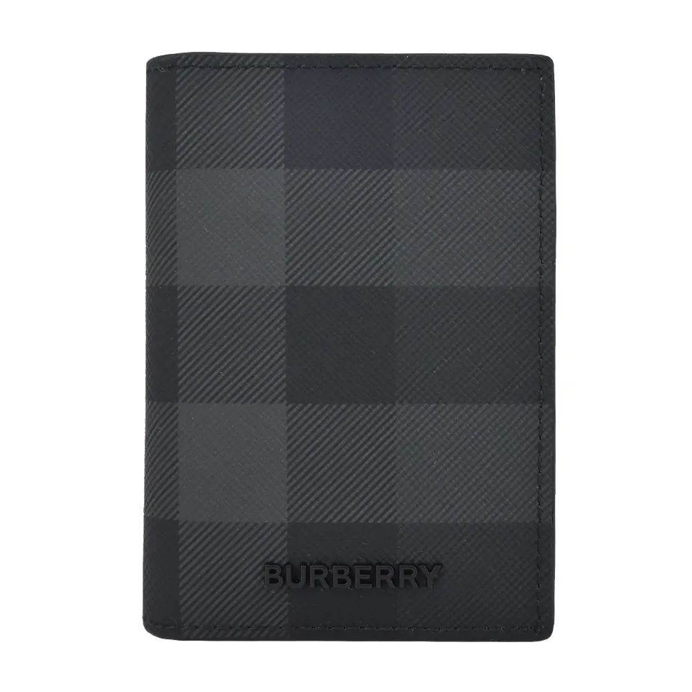 BURBERRY  經典格紋帆布卡片夾(海軍藍) 歷史價格詳細信息