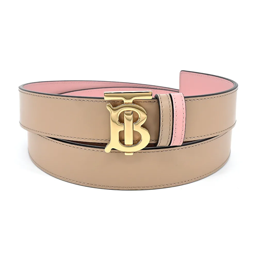 BURBERRY  TB LOGO荔枝牛皮翻蓋長夾(米色) 歷史價格詳細信息