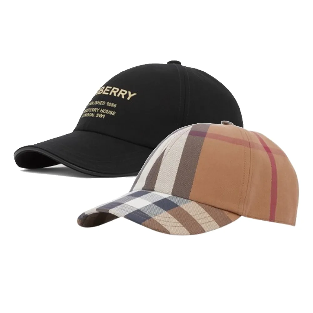 BURBERRY經典格紋棉麻 肩背水桶包(卡其/黑) 歷史價格詳細信息