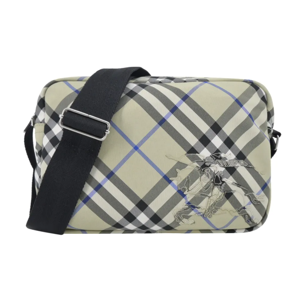 BURBERRY格紋騎士標誌棉質混紡漁夫帽(沙色) 歷史價格詳細信息