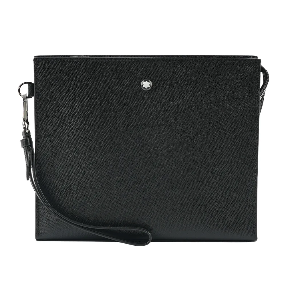 MONT BLANC Sartorial 匠心系列防刮牛皮暗釦二折短夾(黑色) 198876 歷史價格詳細信息