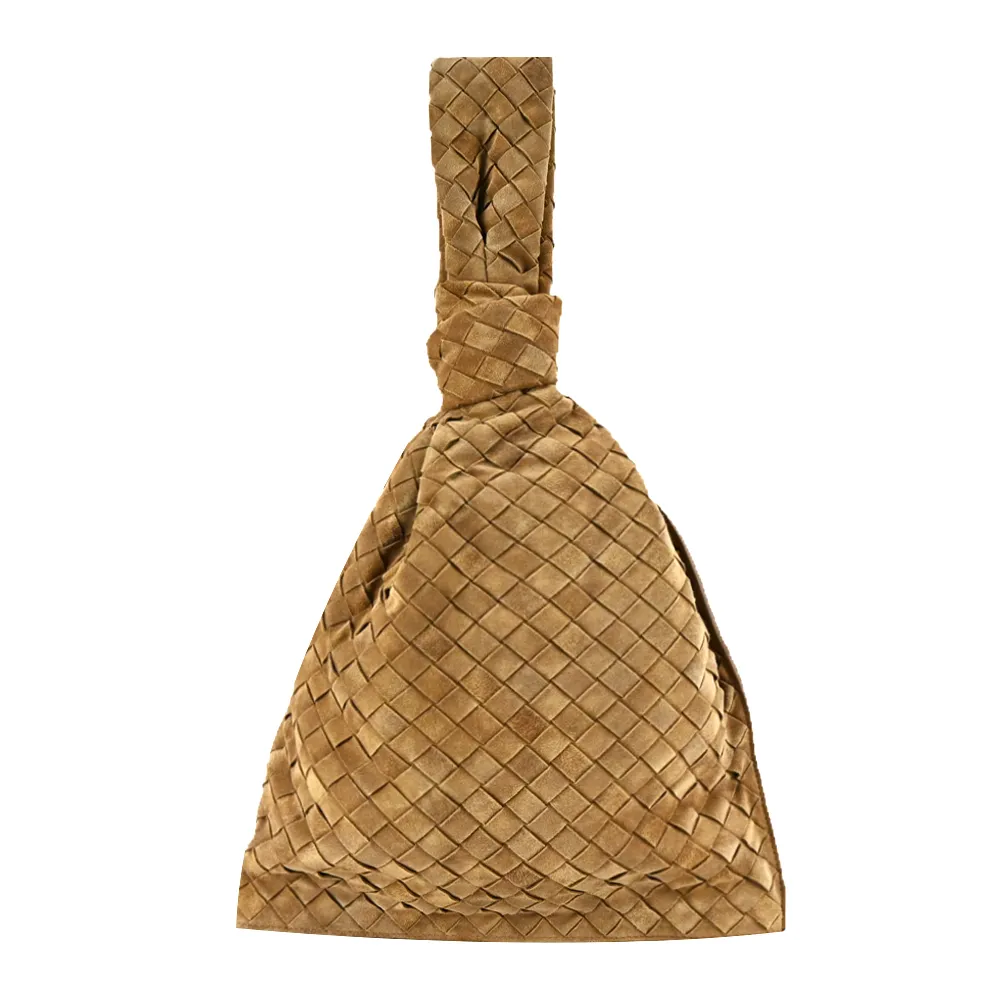 BOTTEGA VENETA TWIST 經典編織羊皮扭結手提包(橘色) 歷史價格詳細信息