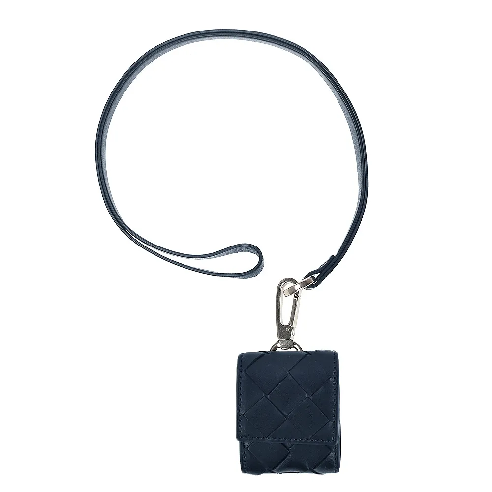 BOTTEGA VENETA 經典編織小牛皮AirPods耳機保護套(黑色) 歷史價格詳細信息