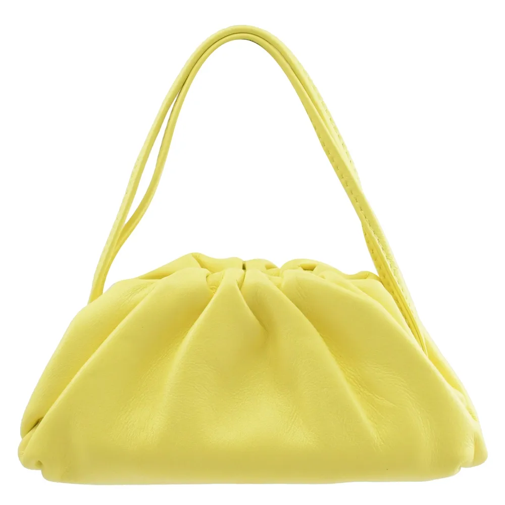 雲朵手提bao 簡約 百搭 腋下bao 女 baobao女 新款 小眾設  褶皺 歷史價格詳細信息