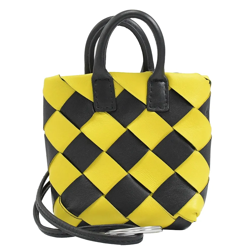 BOTTEGA VENETA 577778 編織羊皮迷你手提包吊飾.天藍 歷史價格詳細信息