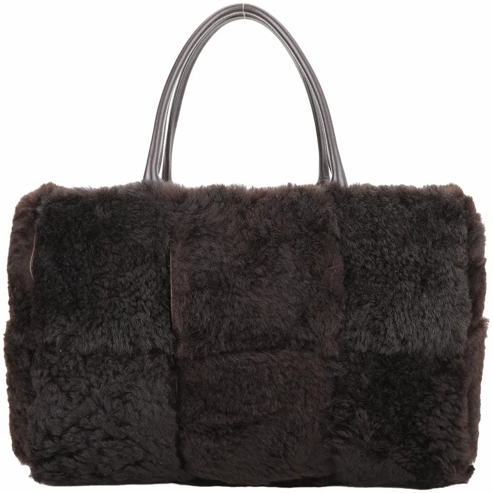 BOTTEGA VENETA Arco 48 寬編織光滑小牛皮翻蓋托特包(焦糖棕) 歷史價格詳細信息