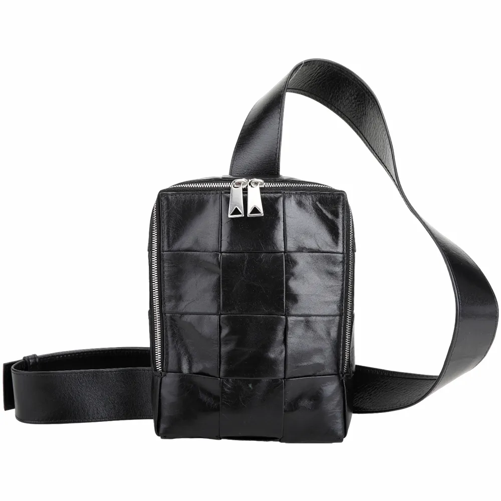 BOTTEGA VENETA Cassette 小牛皮編織ㄇ形拉鍊長夾(黑色) 649607 VBWD2 8803 歷史價格詳細信息