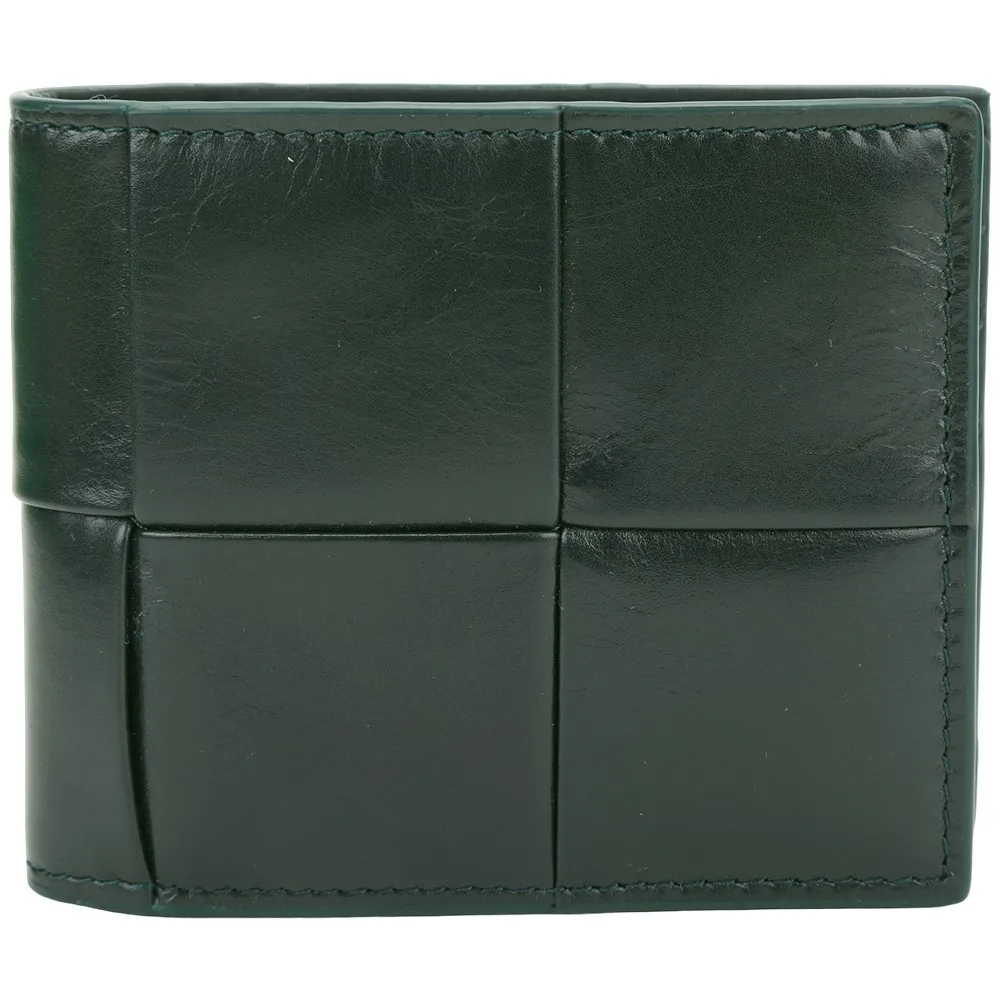 Bottega veneta 綠編織 美品 ㄇ型長夾 瑞奇 歷史價格詳細信息