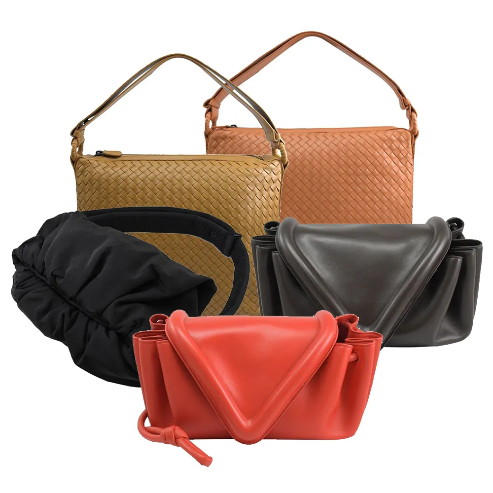 BOTTEGA VENETA 寬編織皮革拉鍊短夾(灰綠色) 歷史價格詳細信息