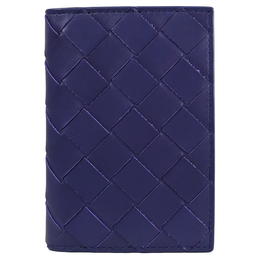 BOTTEGA VENETA 牛皮編織經典款對開長夾(黑色) 442556 V4651 1000 歷史價格詳細信息