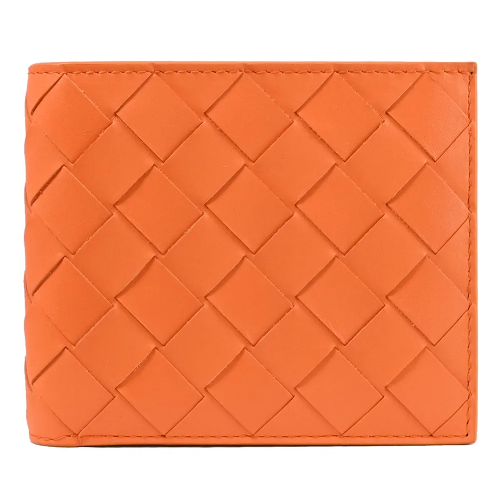 Bottega Veneta 605721 編織皮革雙折短夾錢包 風暴灰 歷史價格詳細信息