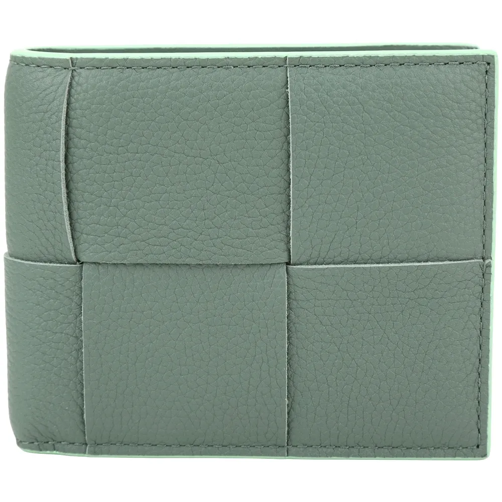 BOTTEGA VENETA Cassette 小牛皮編織ㄇ形拉鍊長夾(黑色) 649607 VBWD2 8803 歷史價格詳細信息