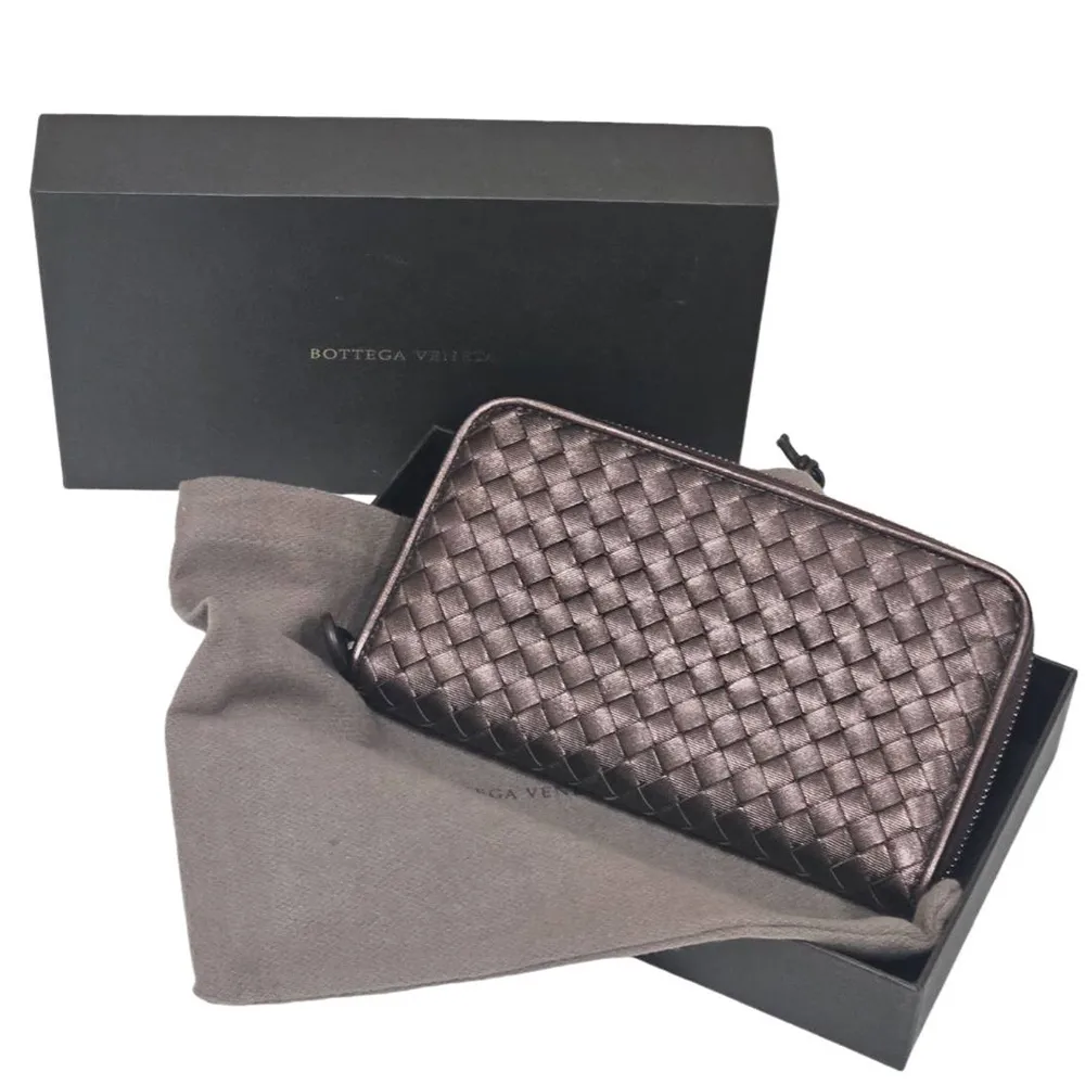 BOTTEGA VENETA 經典編織小羊皮拉鍊長夾(米白) 歷史價格詳細信息