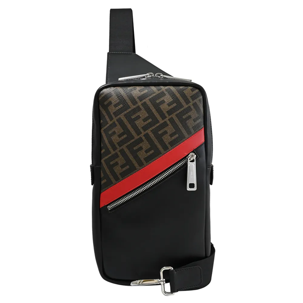 Fendi 7VZ034 Vocabulary 牛皮及 PVC 手提後背兩用包 藍色 歷史價格詳細信息