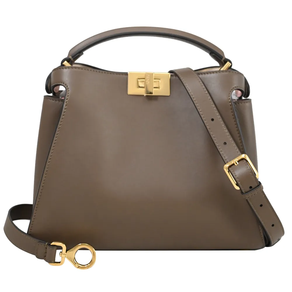 Fendi peekaboo大款紫色提包付肩背帶 歷史價格詳細信息