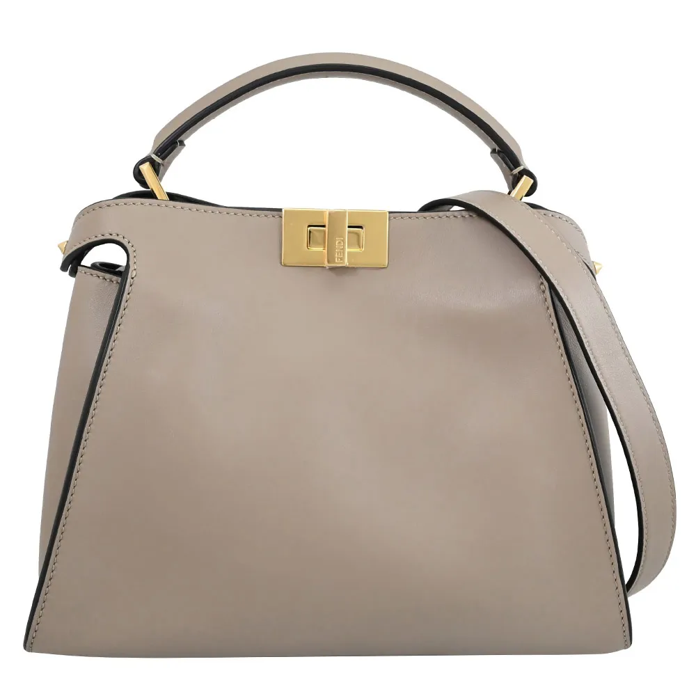 Fendi peekaboo大款紫色提包付肩背帶 歷史價格詳細信息