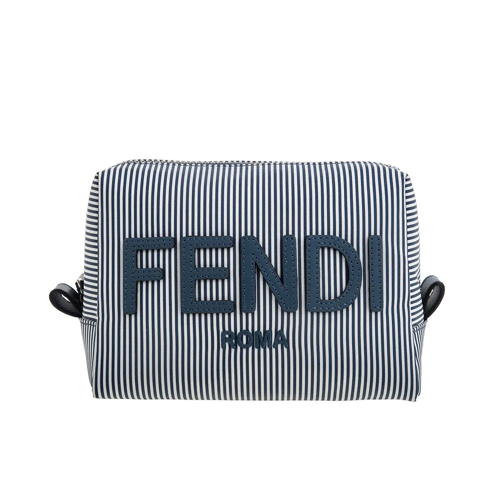 FENDI 新款荔枝皮革立體F LOGO設計男款短夾 (米色) 歷史價格詳細信息