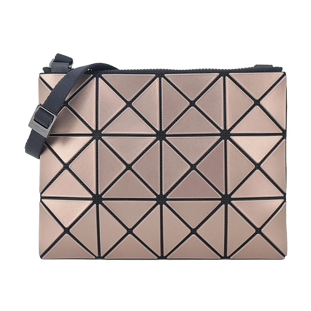 ISSEY MIYAKE 三宅一生 BAOBAO LUCENT系列4X6金屬感大手拿包-淡粉 歷史價格詳細信息