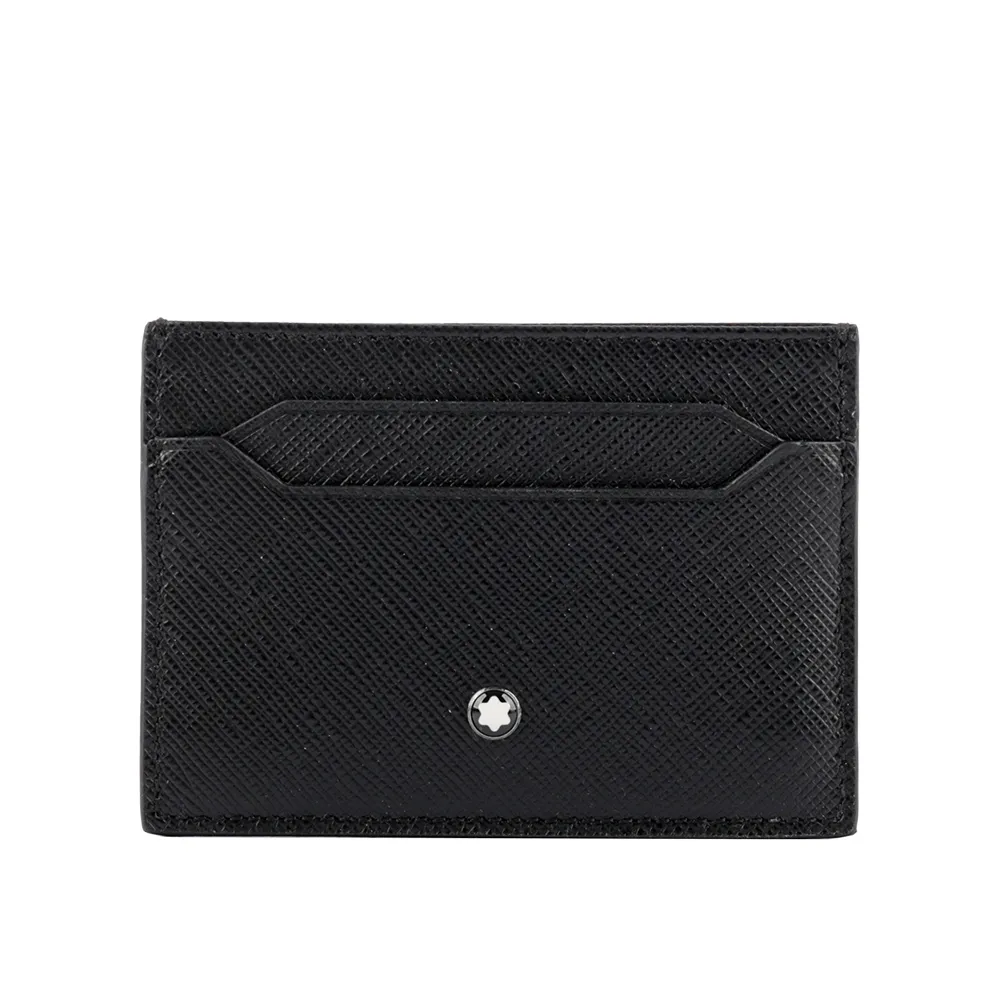 MONT BLANC Sartorial 匠心系列防刮牛皮暗釦二折短夾(黑色) 198876 歷史價格詳細信息