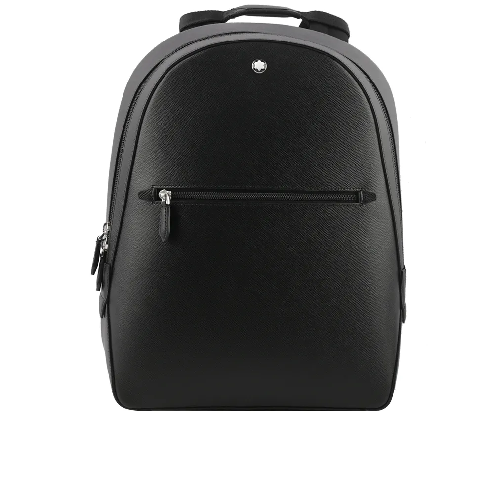 MONT BLANC Sartorial 匠心系列防刮牛皮暗釦二折短夾(黑色) 198876 歷史價格詳細信息