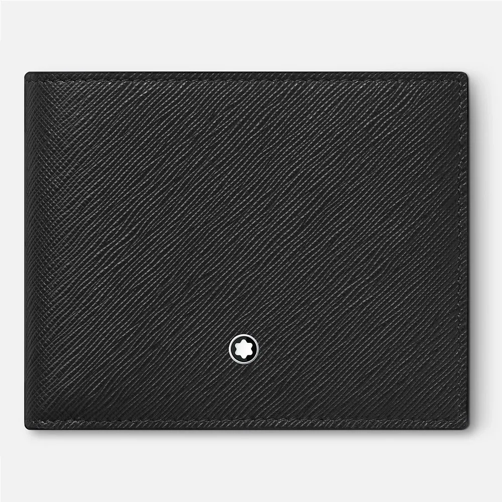 萬寶龍MONTBLANC Sartorial匠心系列六角星LOGO前口袋設計防刮小牛皮拉鍊長夾(黑/附名片夾) 歷史價格詳細信息