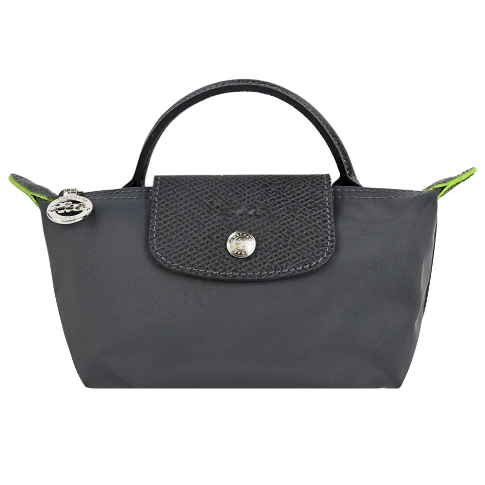 LONGCHAMP LE PLIAGE系列再生尼龍手提化妝包(亮綠) 歷史價格詳細信息