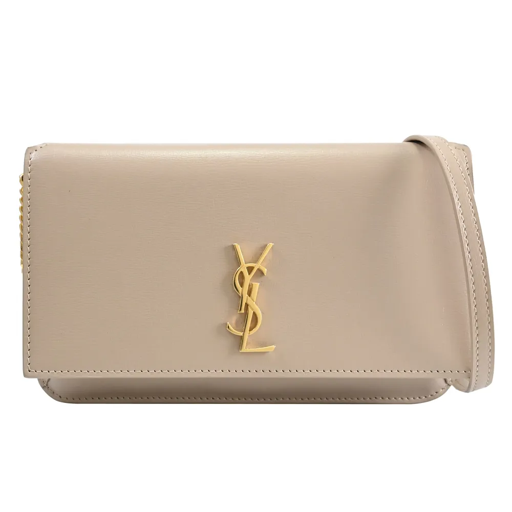 【YSL】小牛皮翻蓋NIKI包/郵差包/大款_32CM_展示品(黑色) 歷史價格詳細信息