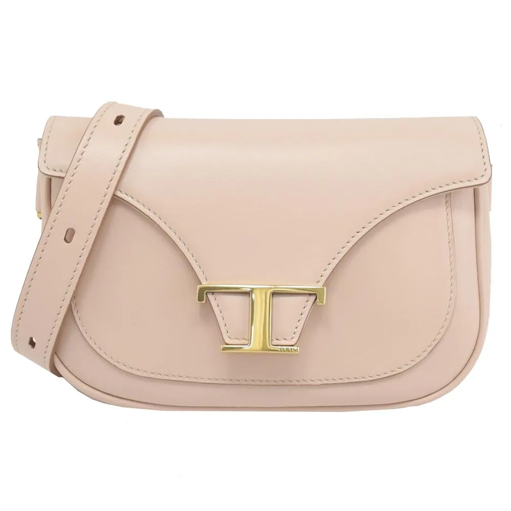 TODS 金屬LOGO小牛皮迷你WOC斜背鍊包/手機包.桃紫 歷史價格詳細信息