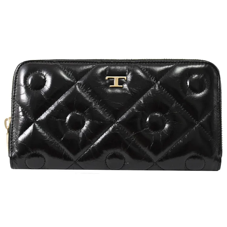 TOD'S 長夾 皮夾 TOD S 發財包㊣ 二手特價☆新 Tod s 真品 原價2萬多↘價值 賣場有Chanel 歷史價格詳細信息