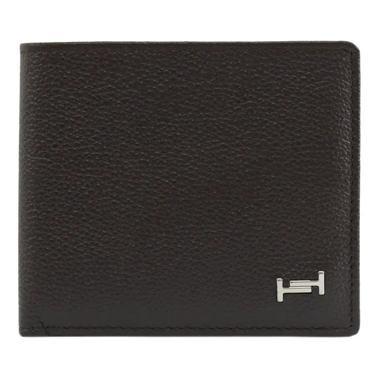 TODS DOUBLE T金屬LOGO小牛皮翻蓋釦式長夾.紅 歷史價格詳細信息