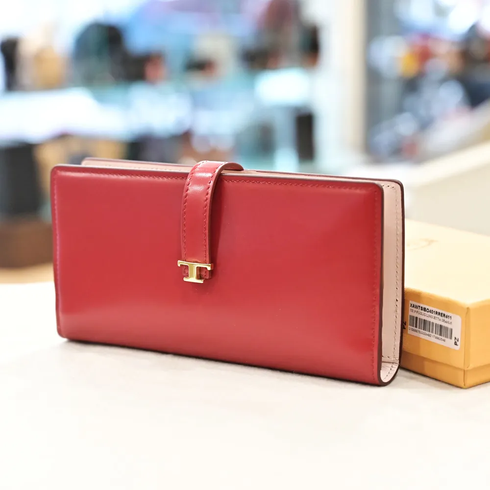 TODS T Timeless 經典小牛皮翻蓋手提斜背兩用包.天藍 歷史價格詳細信息