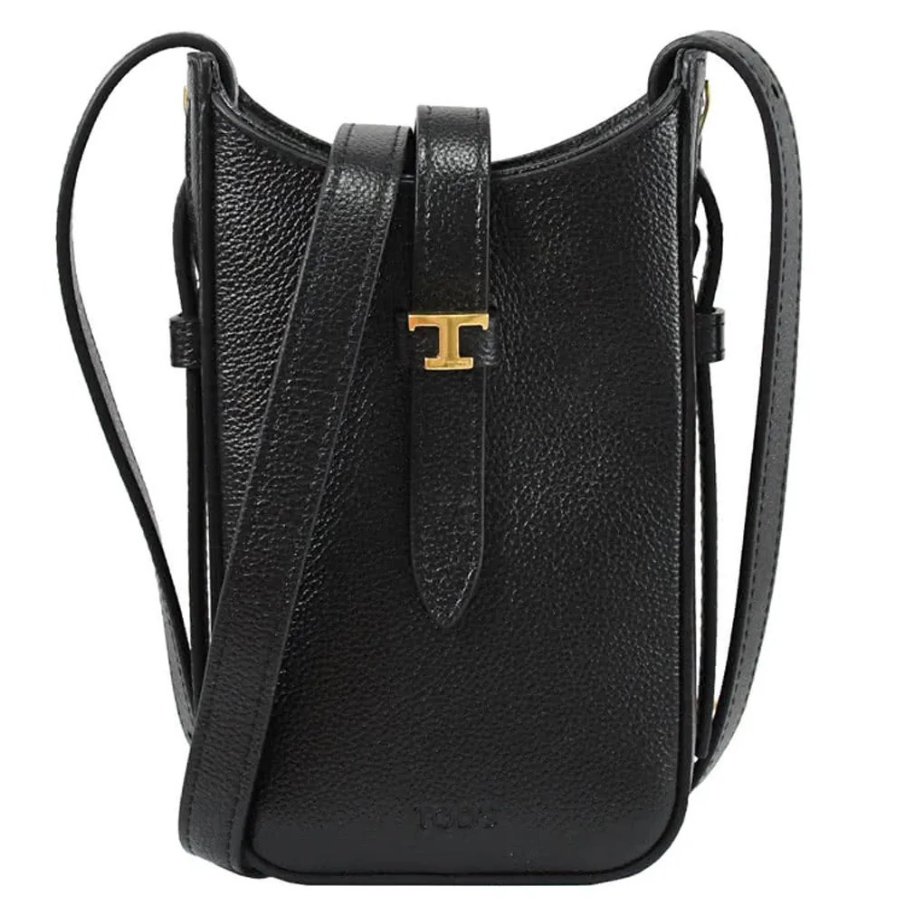 TODS 金屬LOGO小牛皮迷你WOC斜背鍊包/手機包.桃紫 歷史價格詳細信息