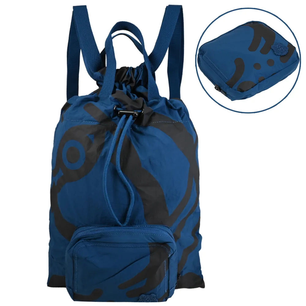 KENZO 5SA403 電繡虎頭LOGO休閒雙肩後背包.綠 歷史價格詳細信息