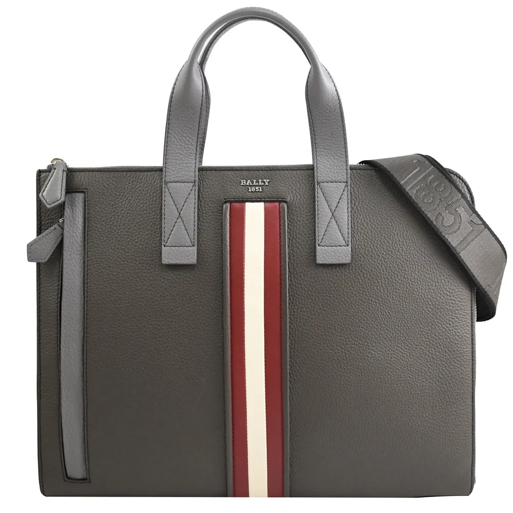 BALLY 6301591 HENRI 品牌經典條紋牛皮兩用公事包.灰 價格比較,價格查詢,歷史價格詳細信息
