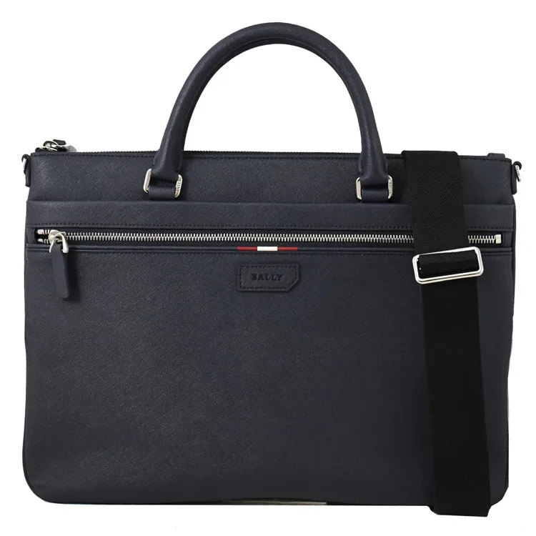 BALLY 6301155 BIVY 金屬LOGO防刮拉鍊卡片零錢包.黑 歷史價格詳細信息